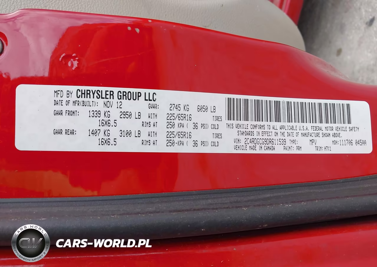 2013 Dodge Grand Caravan Sxt VIN:2C4RDGCG9DR611539 - 9