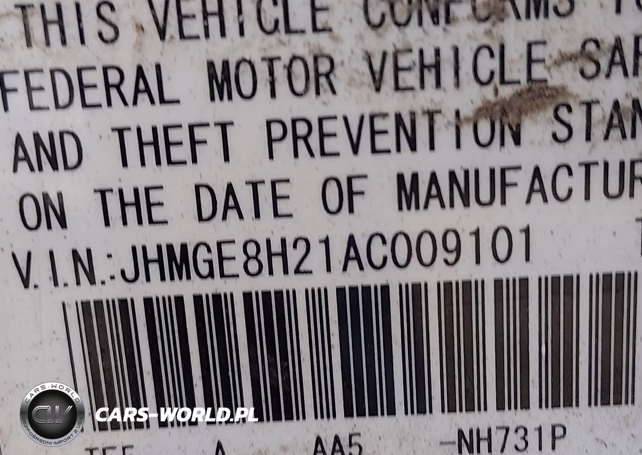 2010 Honda Fit VIN:JHMGE8H21AC009101 - 9
