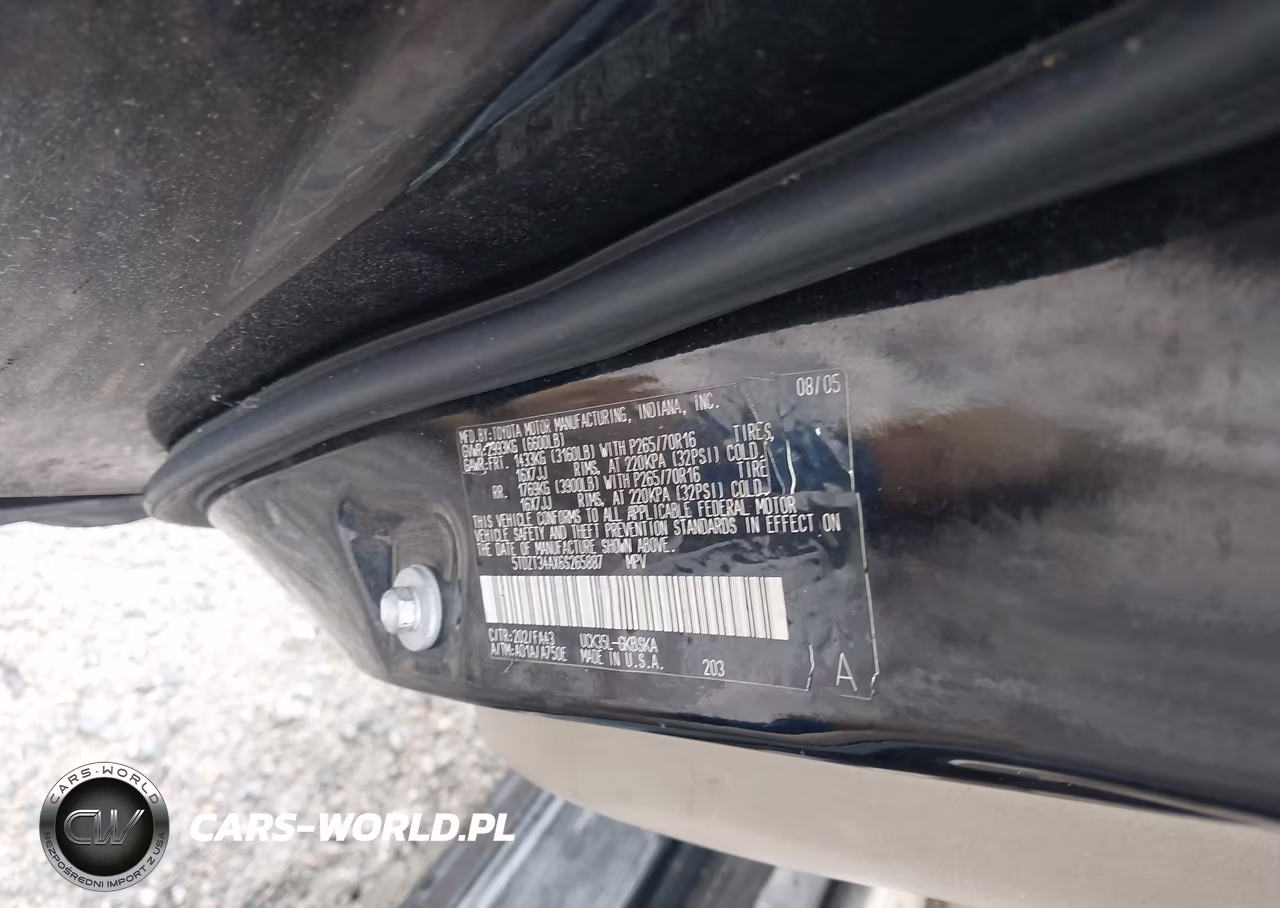 2006 Toyota Sequoia Sr5 V8 VIN:5TDZT34AX6S265887 - 9