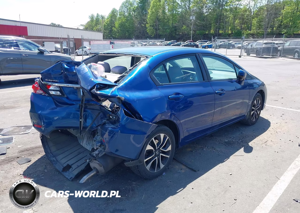 2014 Honda Civic Ex VIN:19XFB2F80EE079827 - 4