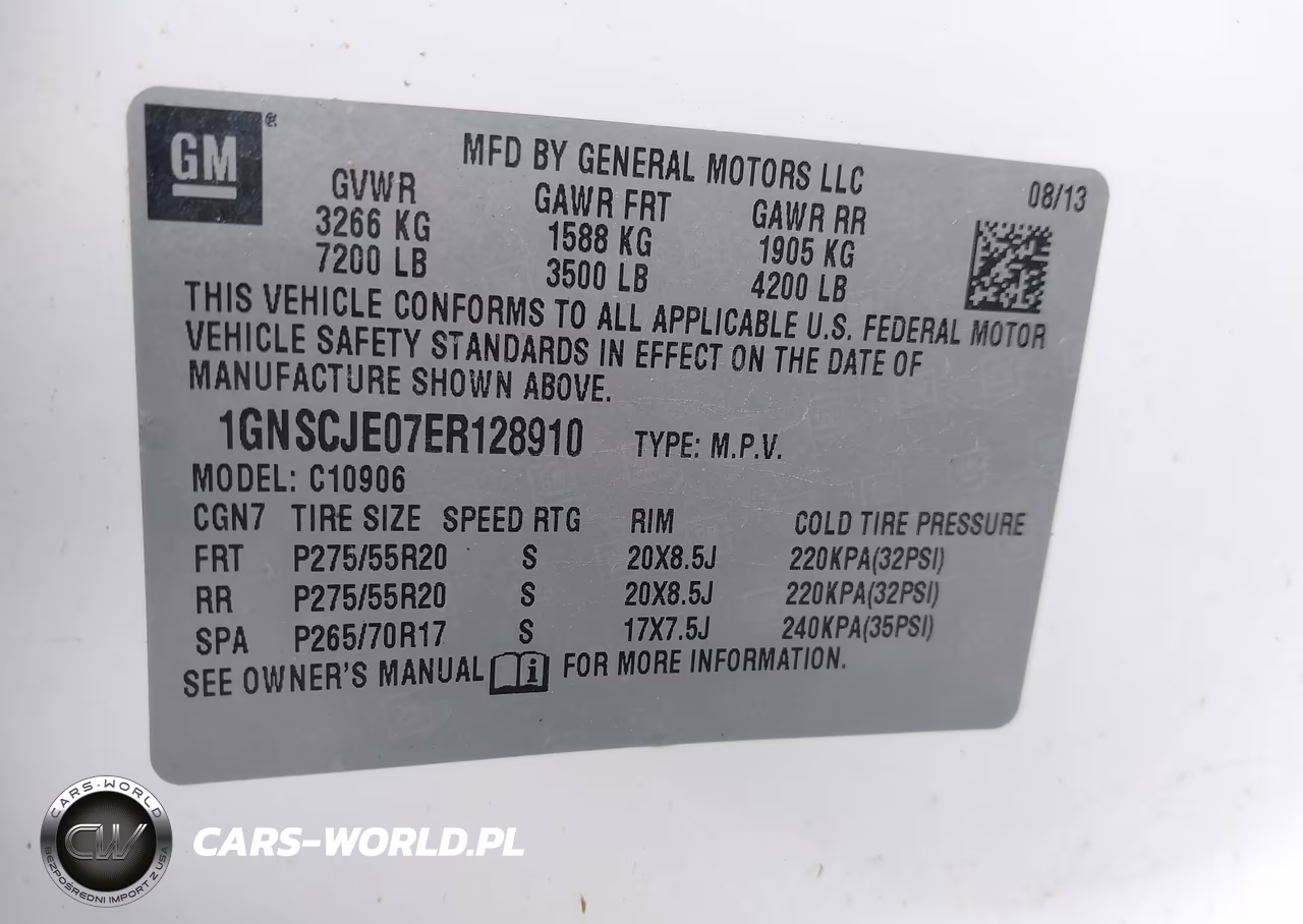 2014 Chevrolet Suburban 1500 Lt VIN:1GNSCJE07ER128910 - 9