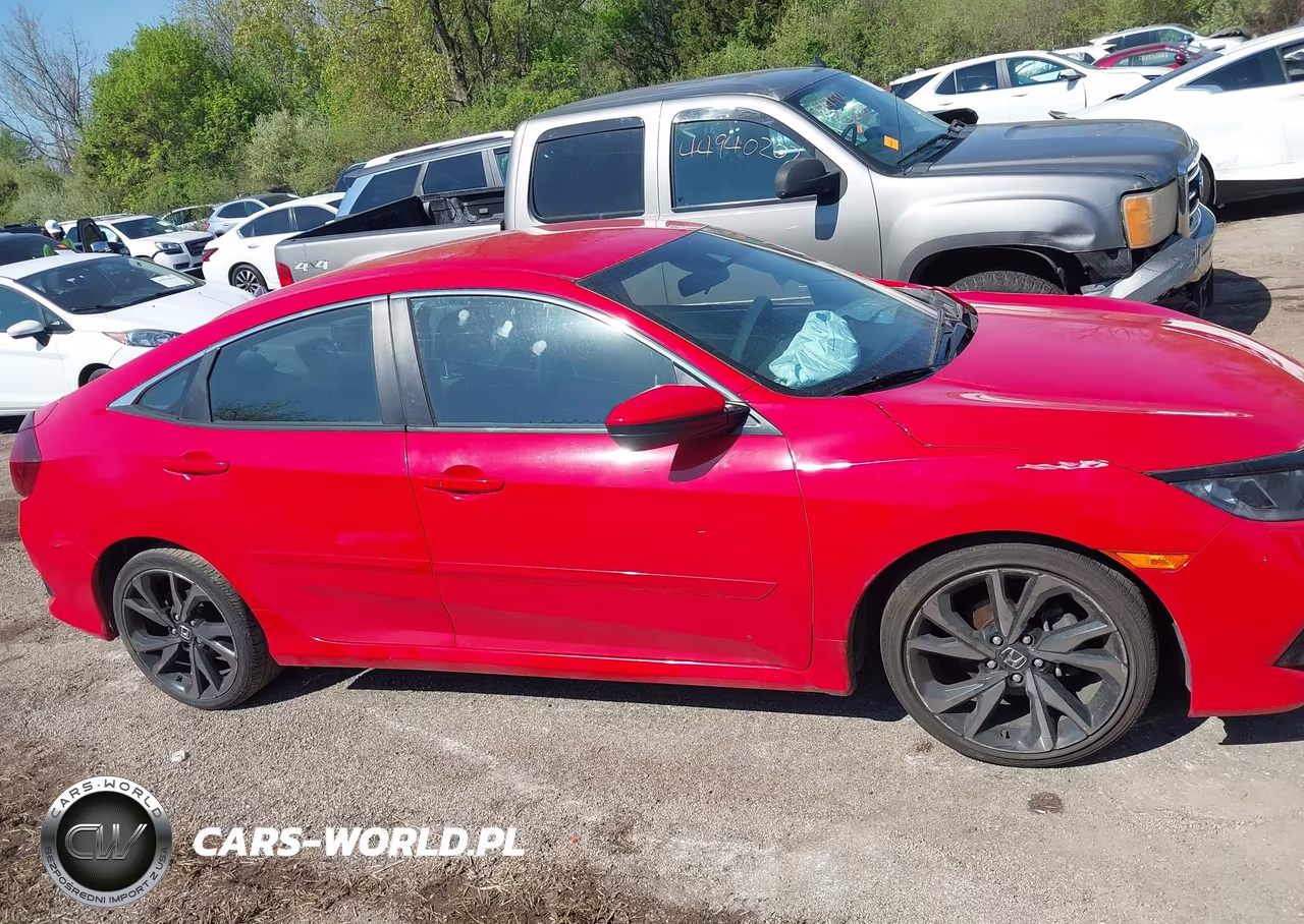 2019 Honda Civic Sport VIN:2HGFC2F86KH592143 - 12