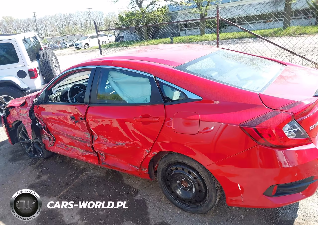 2019 Honda Civic Sport VIN:2HGFC2F86KH592143 - 13