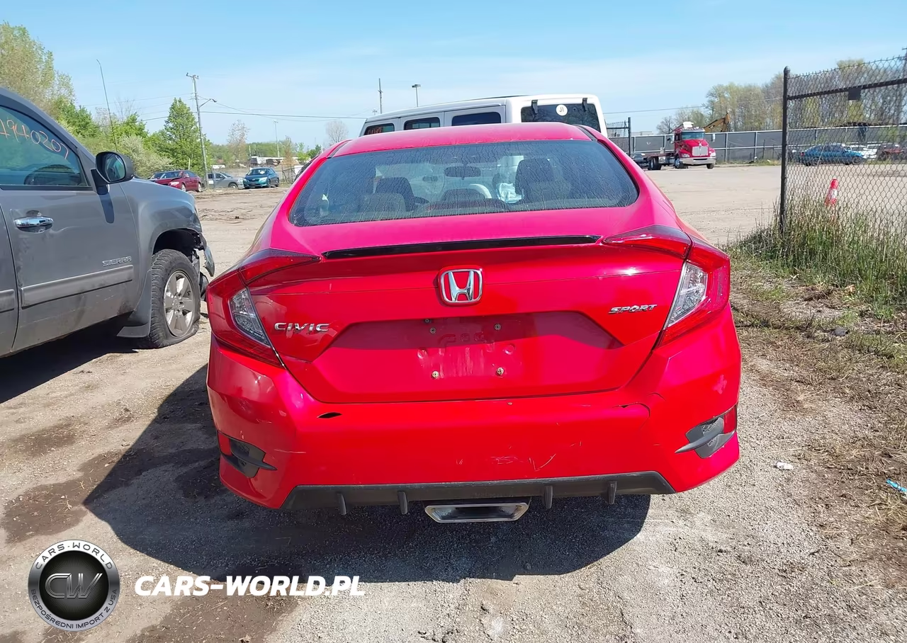 2019 Honda Civic Sport VIN:2HGFC2F86KH592143 - 15