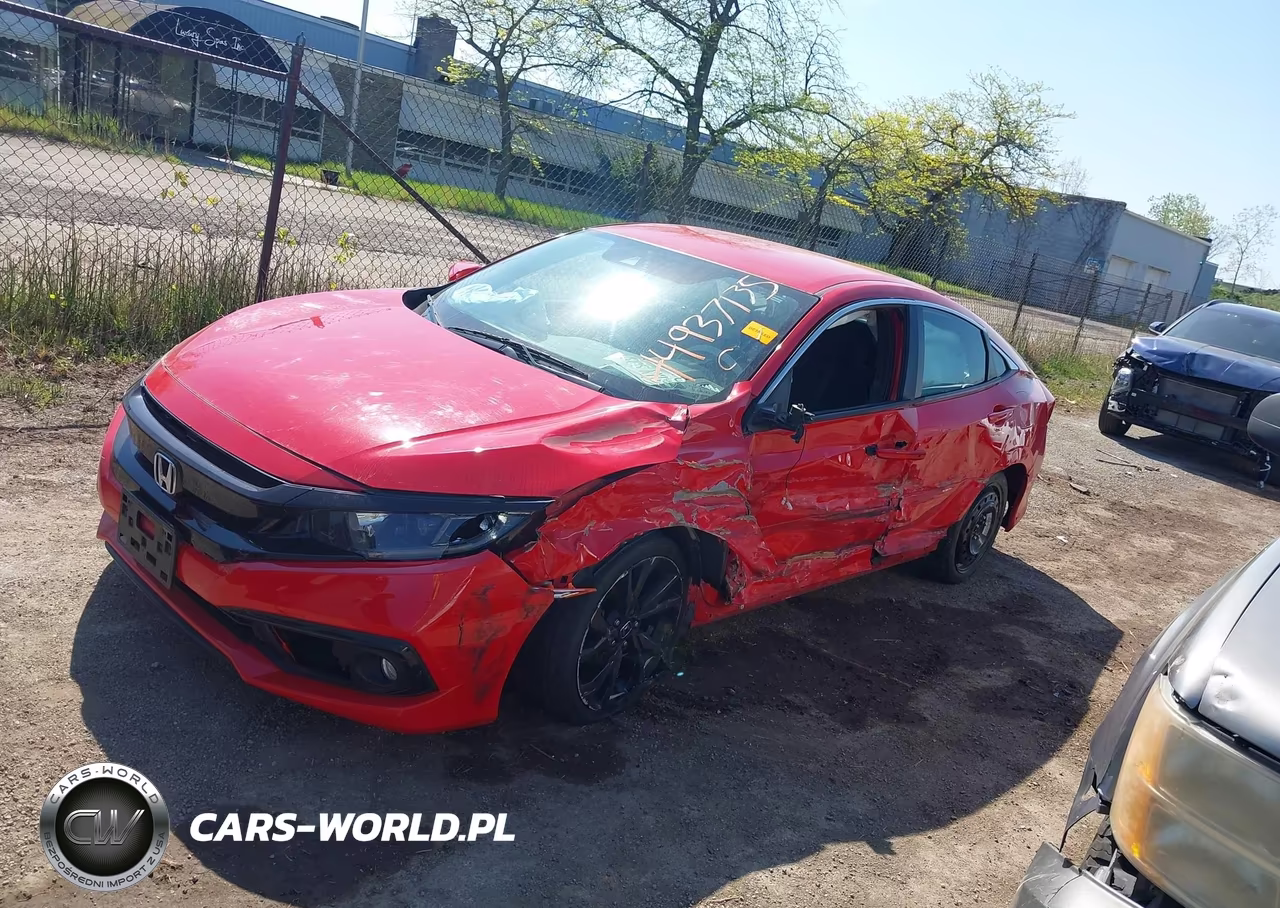 2019 Honda Civic Sport VIN:2HGFC2F86KH592143 - 2