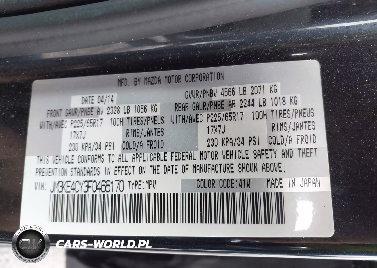 2015 Mazda Cx-5 Touring VIN:JM3KE4CY3F0466170 - 9