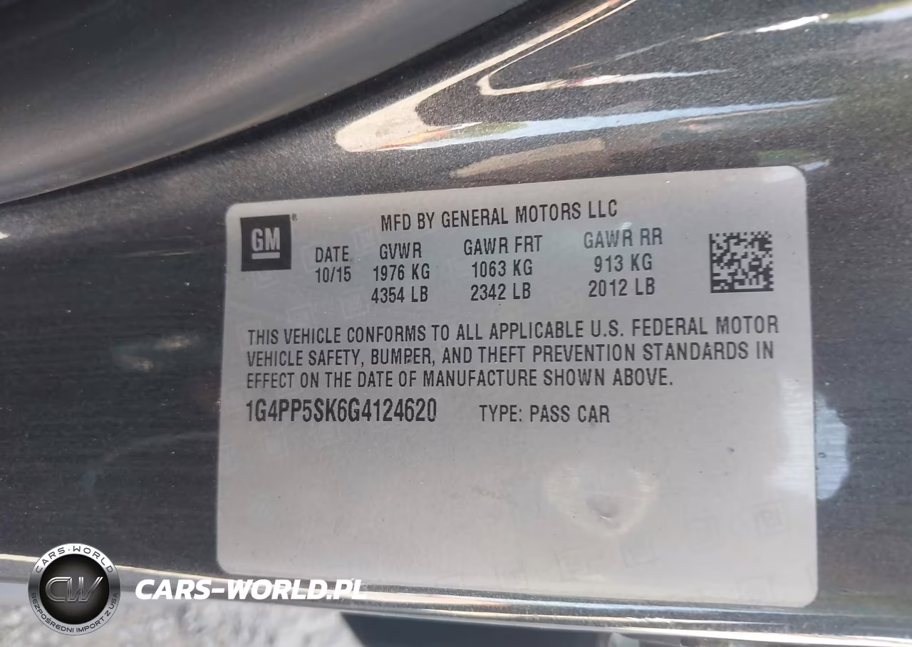 2016 Buick Verano VIN:1G4PP5SK6G4124620 - 9