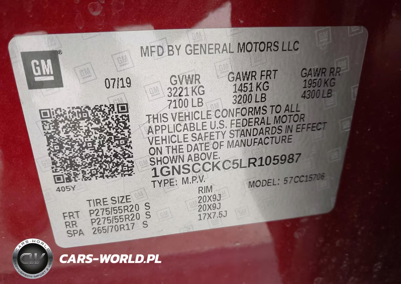 2020 Chevrolet Tahoe 2Wd Premier VIN:1GNSCCKC5LR105987 - 9