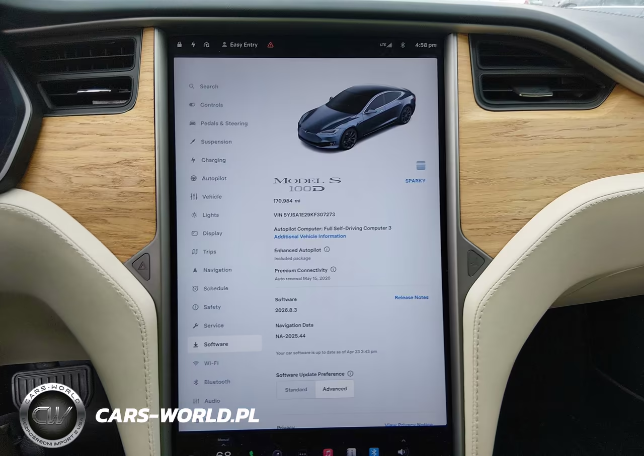 2019 Tesla Model S 100D-75D-Long Range-Standard Range VIN:5YJSA1E29KF307273 - 7