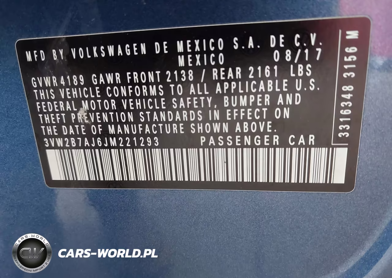 2018 Volkswagen Jetta 1.4T S VIN:3VW2B7AJ6JM221293 - 9