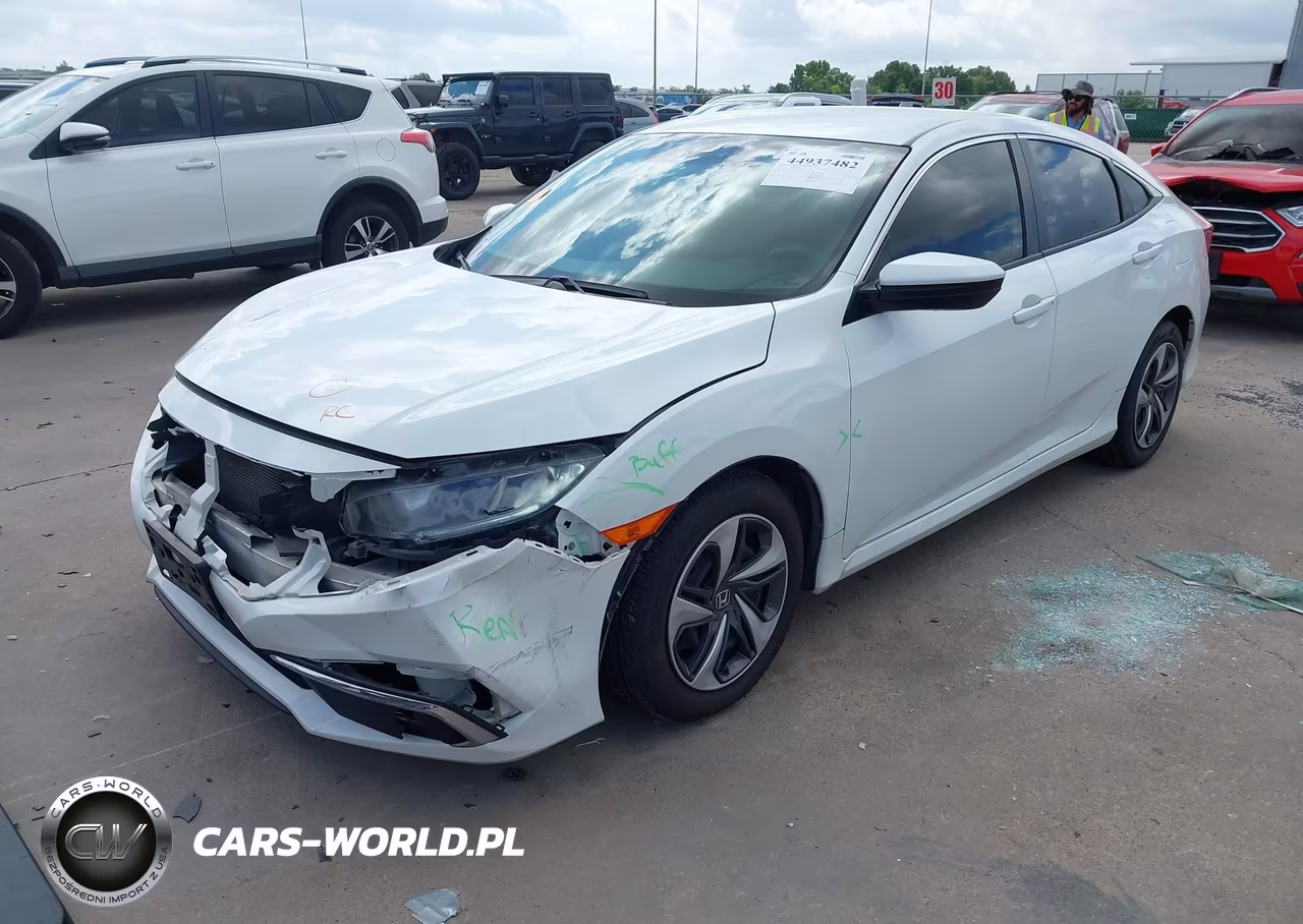 2020 Honda Civic Lx VIN:19XFC2F60LE018020 - 2