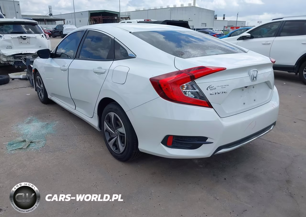 2020 Honda Civic Lx VIN:19XFC2F60LE018020 - 3