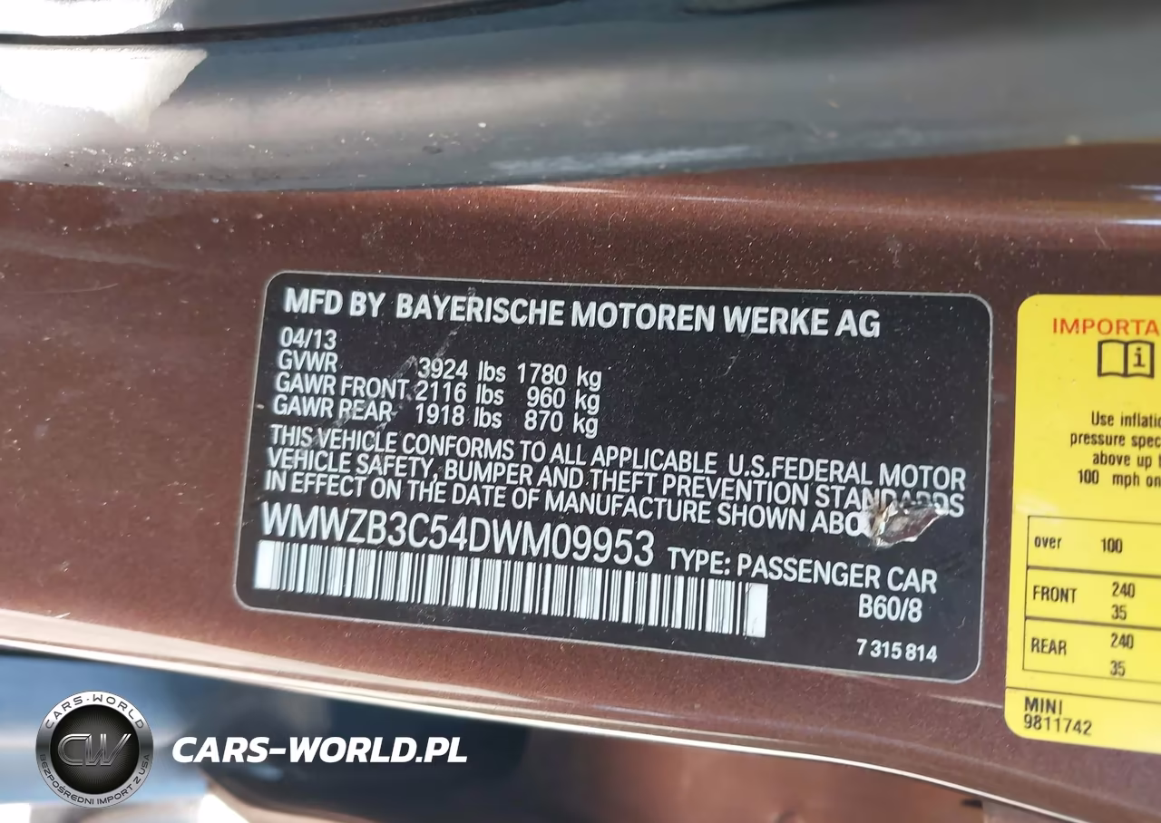 2013 Mini Countryman Cooper VIN:WMWZB3C54DWM09953 - 9