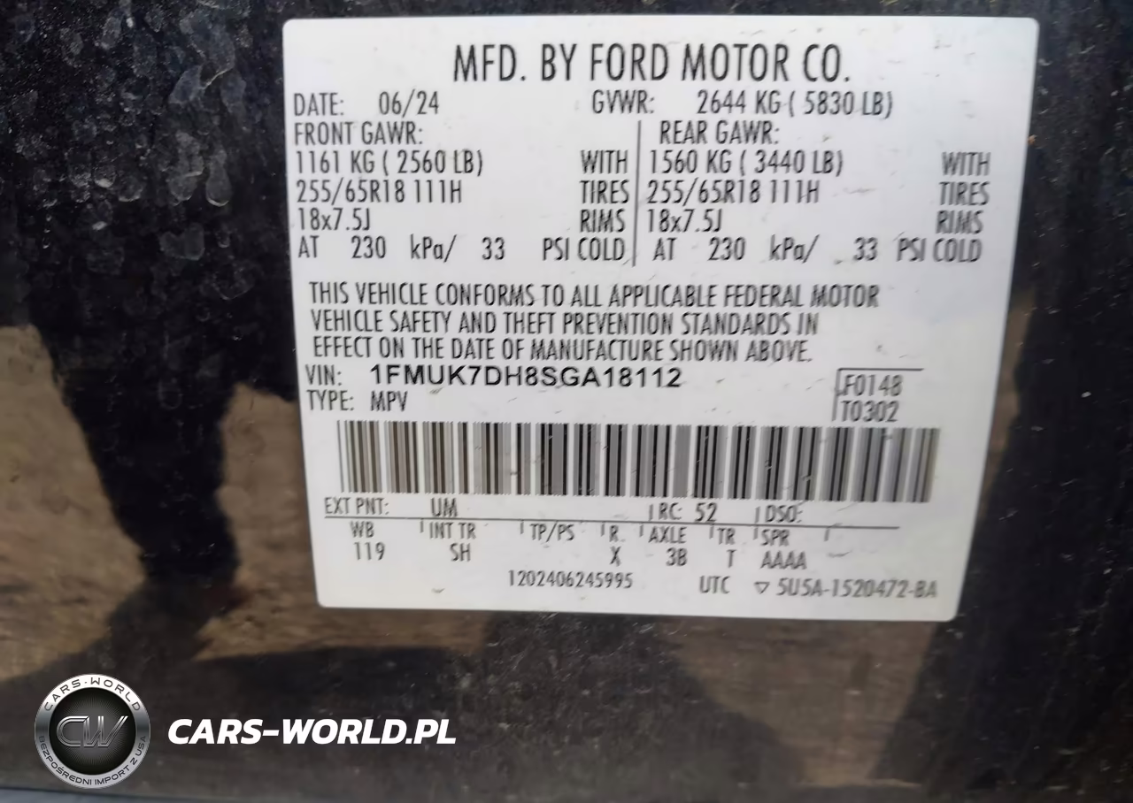 2025 Ford Explorer Active VIN:1FMUK7DH8SGA18112 - 9