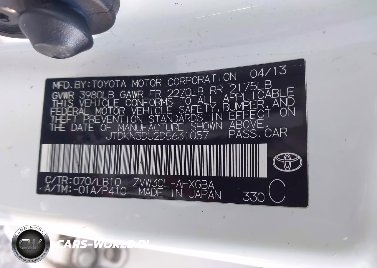 2013 Toyota Prius Four VIN:JTDKN3DU2D5631057 - 9