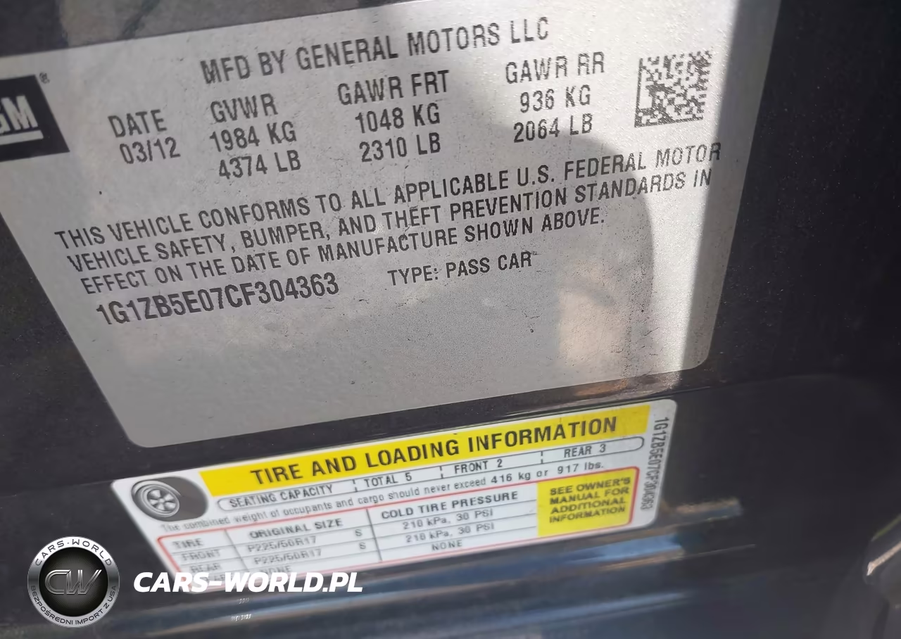 2012 Chevrolet Malibu Ls VIN:1G1ZB5E07CF304363 - 9