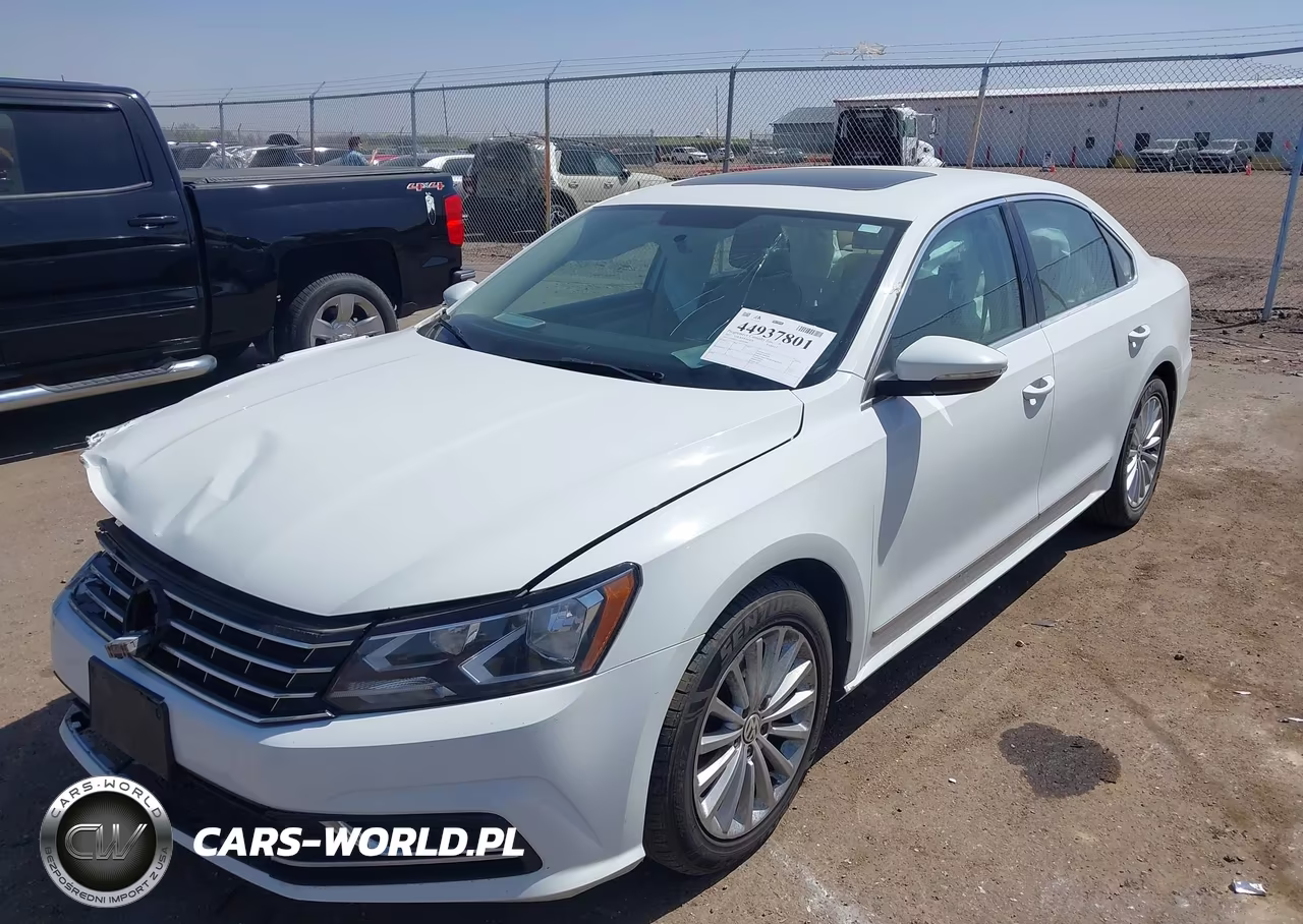 2017 Volkswagen Passat 1.8T Se VIN:1VWBT7A31HC037843 - 2