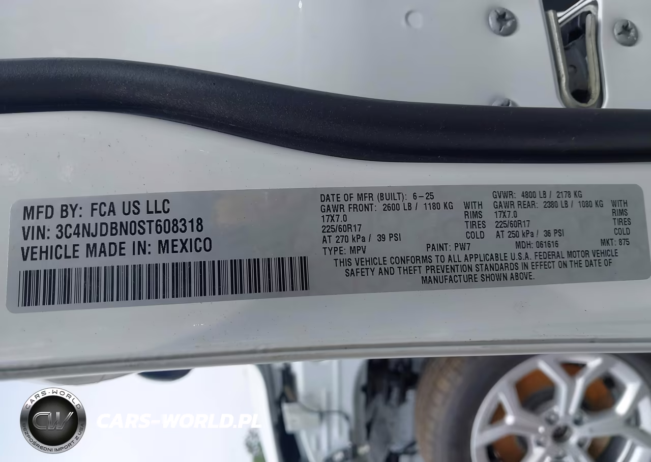 2025 Jeep Compass Latitude 4X4 VIN:3C4NJDBN0ST608318 - 9