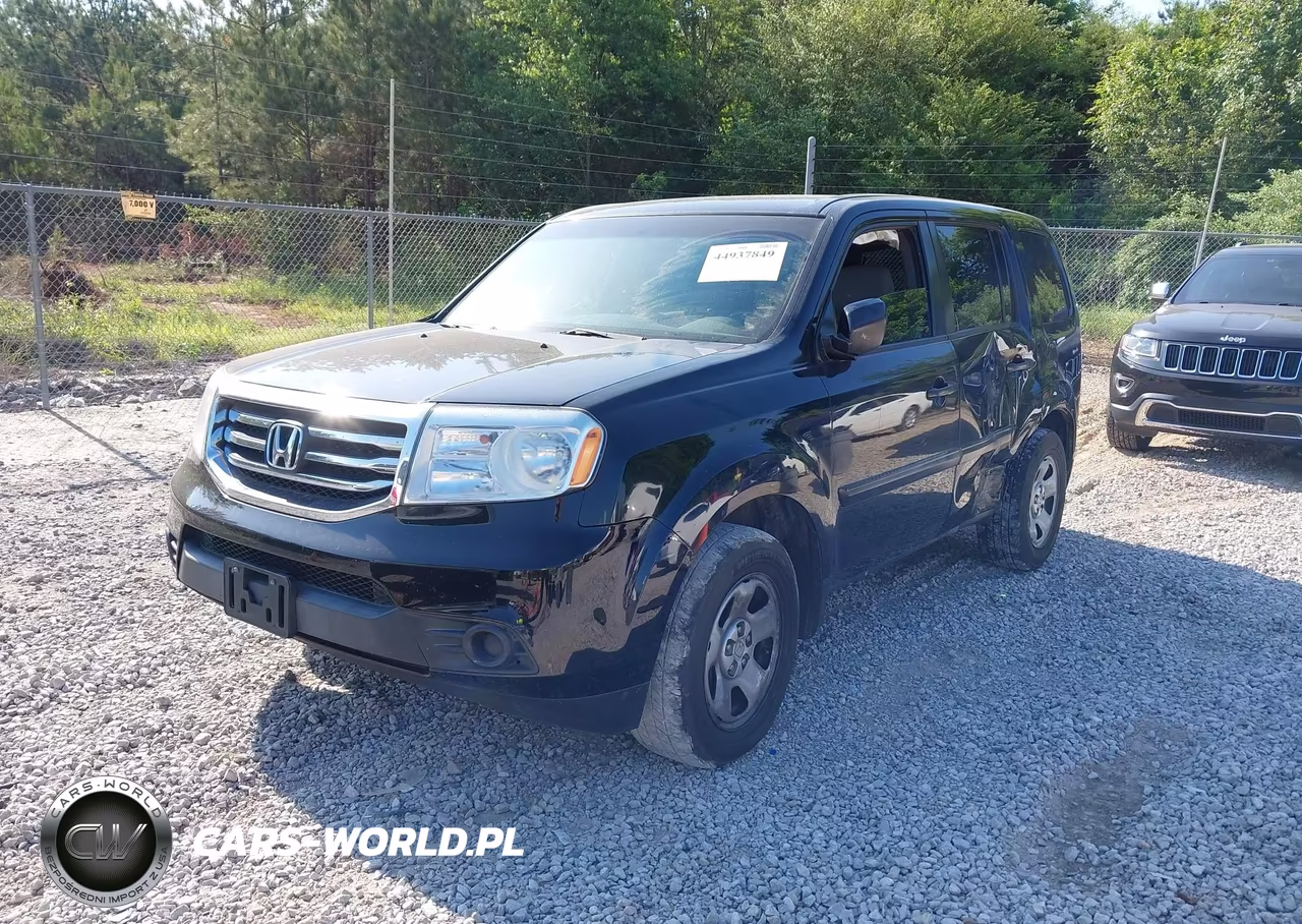 2012 Honda Pilot Lx VIN:5FNYF3H24CB033131 - 2