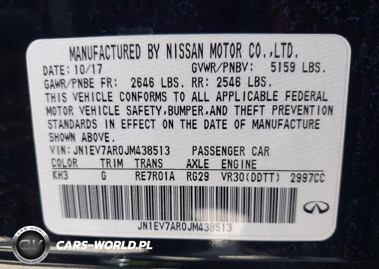 2018 Infiniti Q50 3.0T Luxe VIN:JN1EV7AR0JM438513 - 9