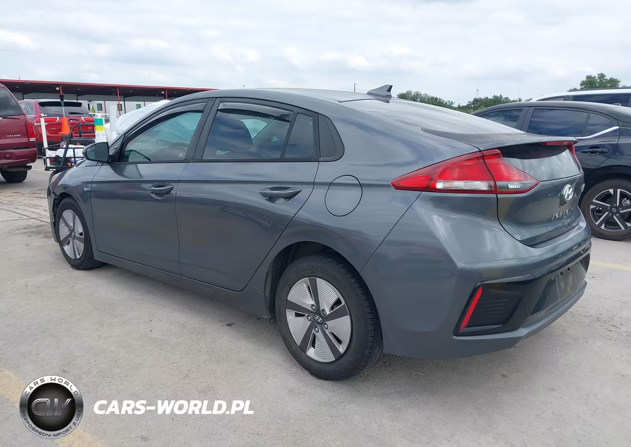 2019 Hyundai Ioniq Hybrid Blue VIN:KMHC65LC1KU116314 - 3