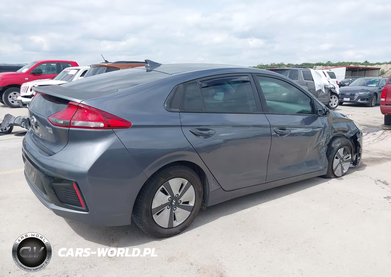 2019 Hyundai Ioniq Hybrid Blue VIN:KMHC65LC1KU116314 - 4