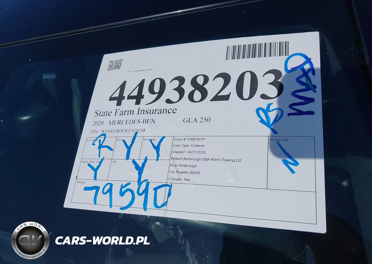 2020 Mercedes-Benz Gla 250 VIN:W1NTG4EB3LU029248 - 17