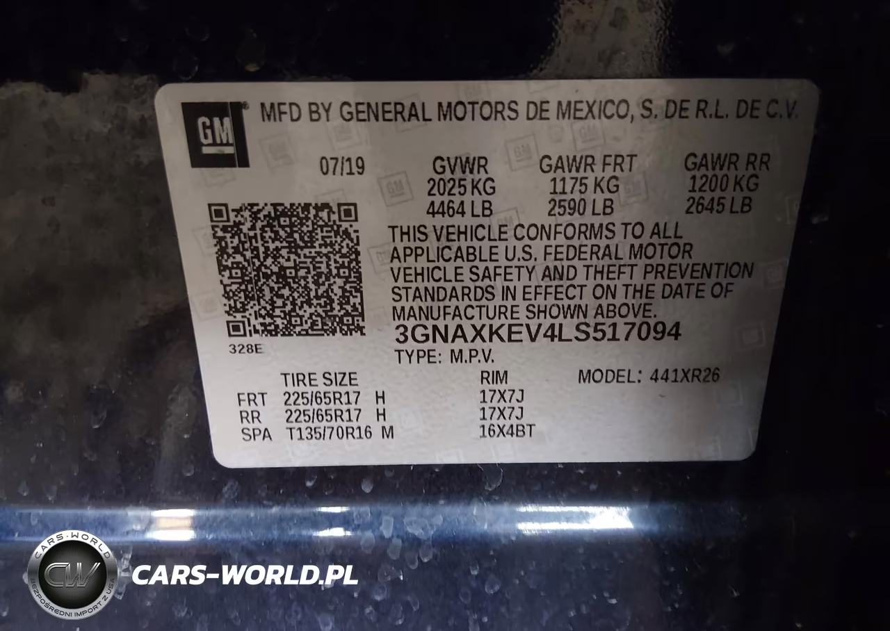 2020 Chevrolet Equinox Fwd Lt 1.5L Turbo VIN:3GNAXKEV4LS517094 - 9