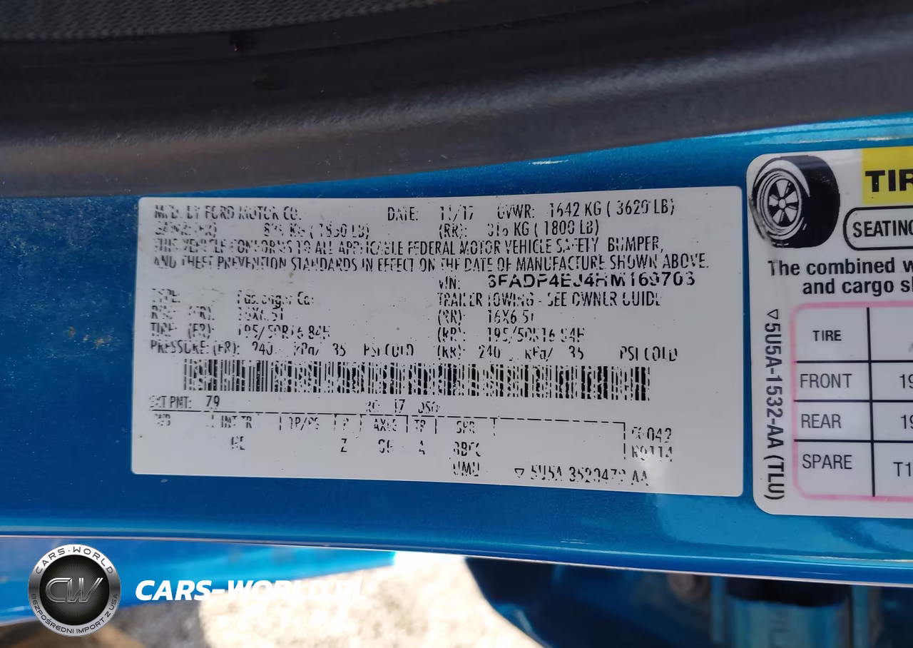 2017 Ford Fiesta Se VIN:3FADP4EJ4HM169703 - 9