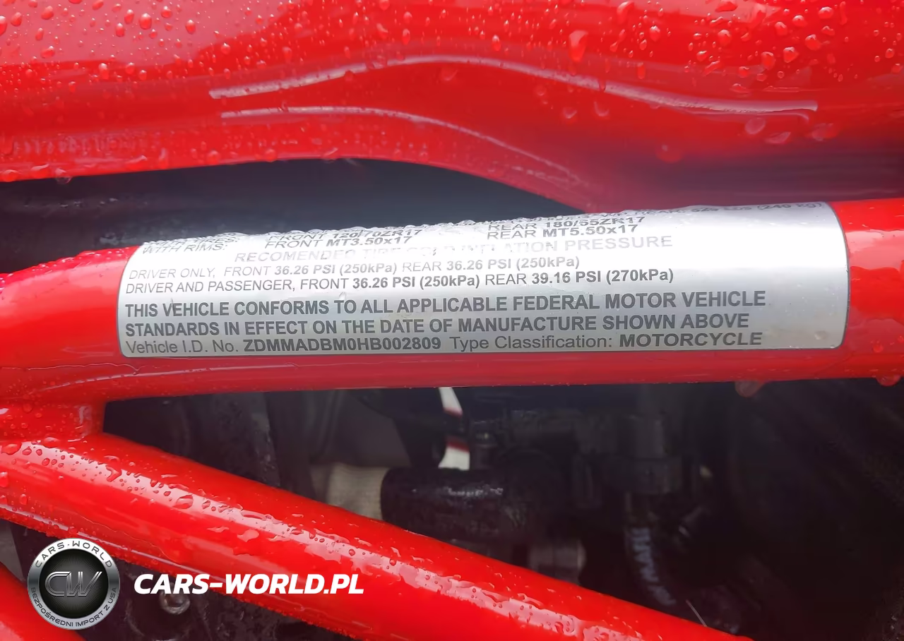 2017 Ducati Monster 797 VIN:ZDMMADBM0HB002809 - 10