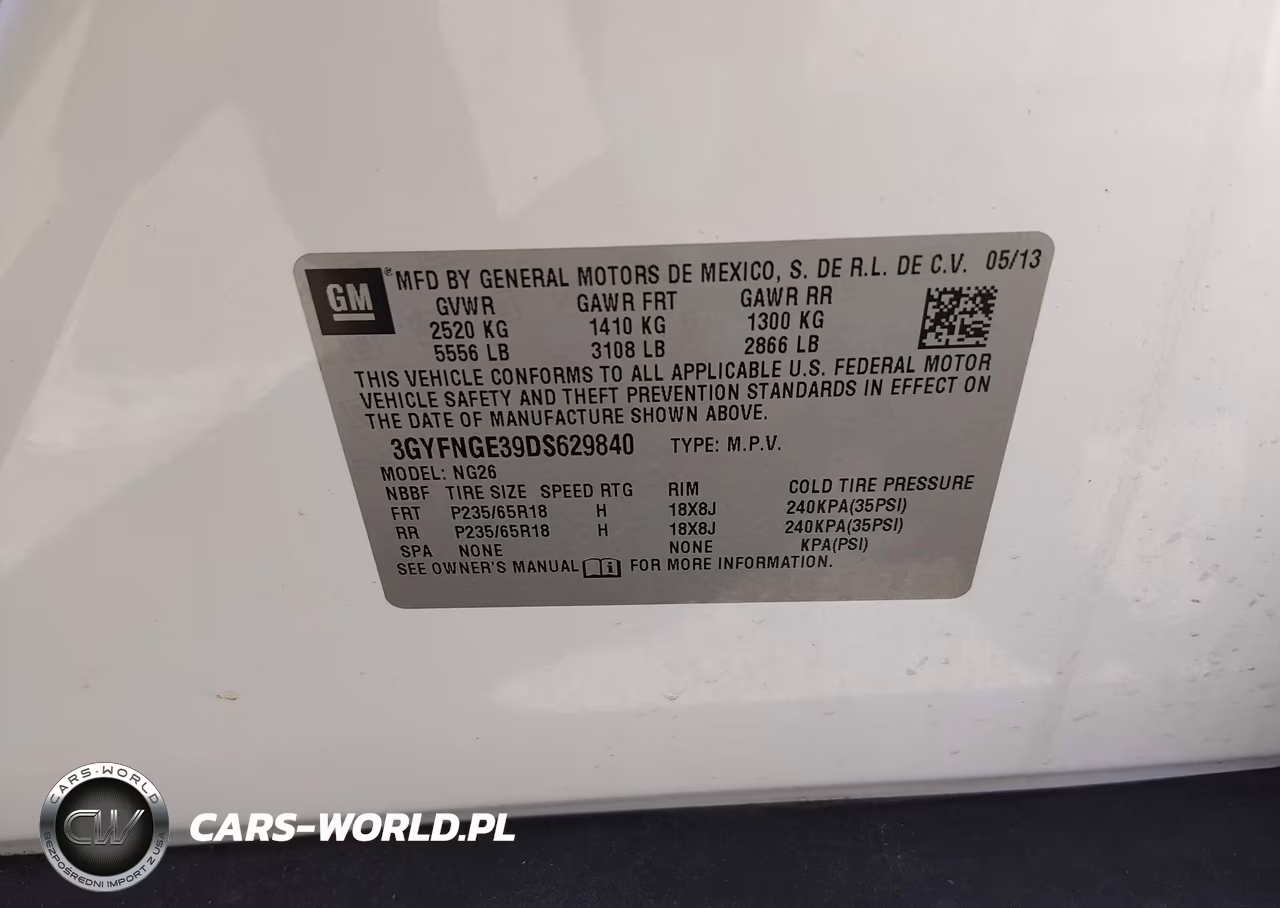 2013 Cadillac Srx Luxury Collection VIN:3GYFNGE39DS629840 - 9