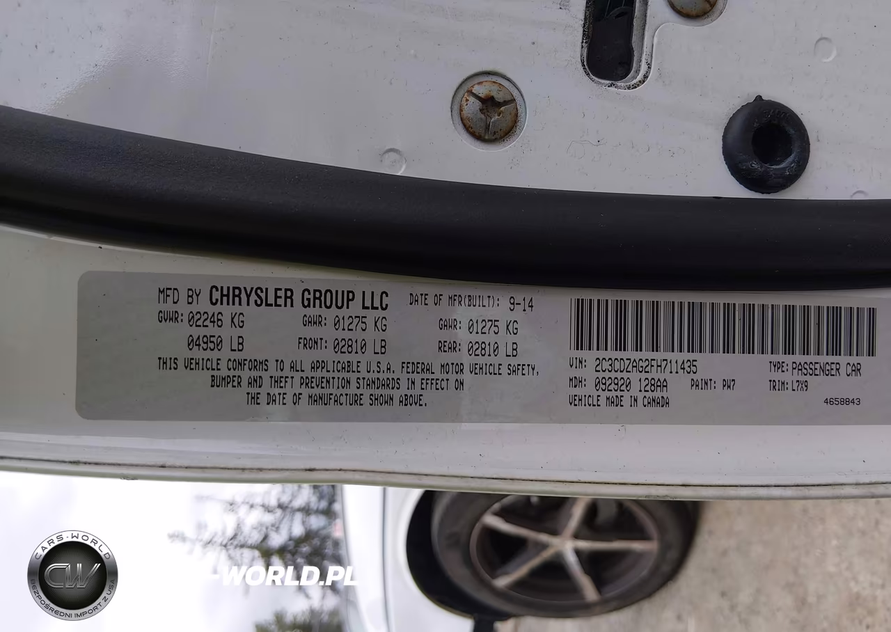 2015 Dodge Challenger Sxt VIN:2C3CDZAG2FH711435 - 9