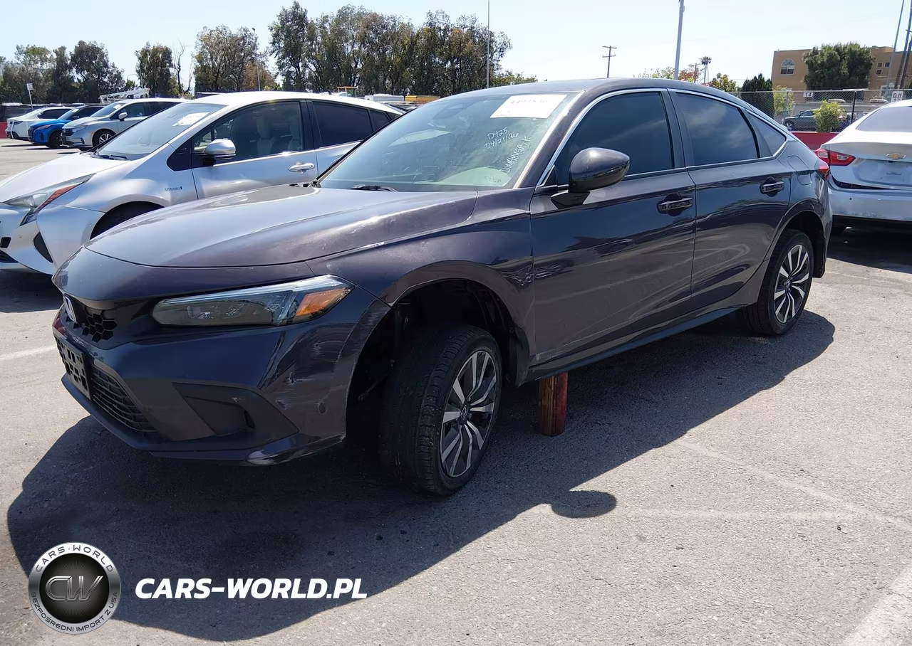2022 Honda Civic Ex-L VIN:19XFL1H70NE014570 - 2