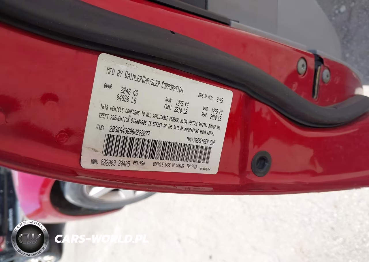2006 Dodge Charger VIN:2B3KA43G96H222077 - 9