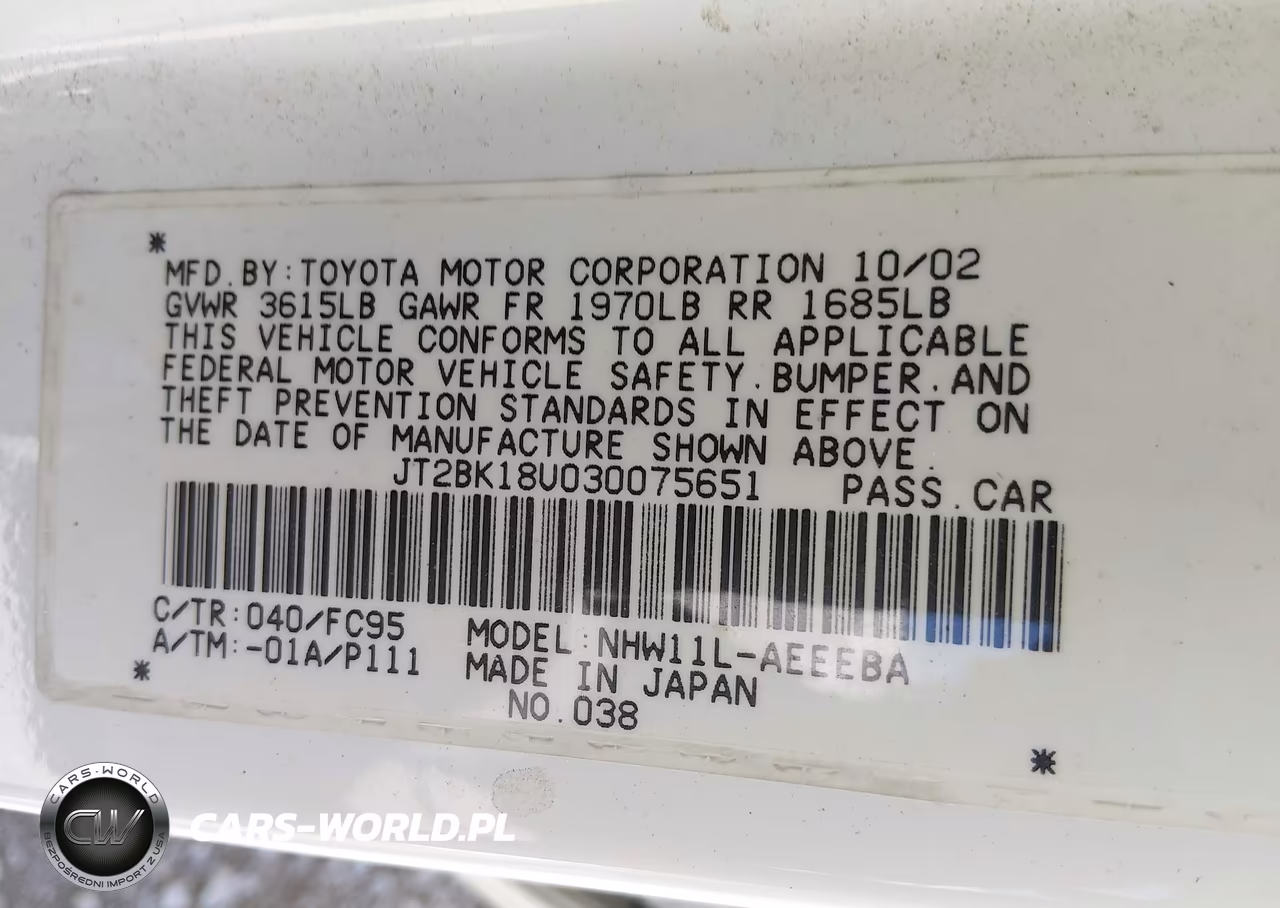 2003 Toyota Prius VIN:JT2BK18U030075651 - 9