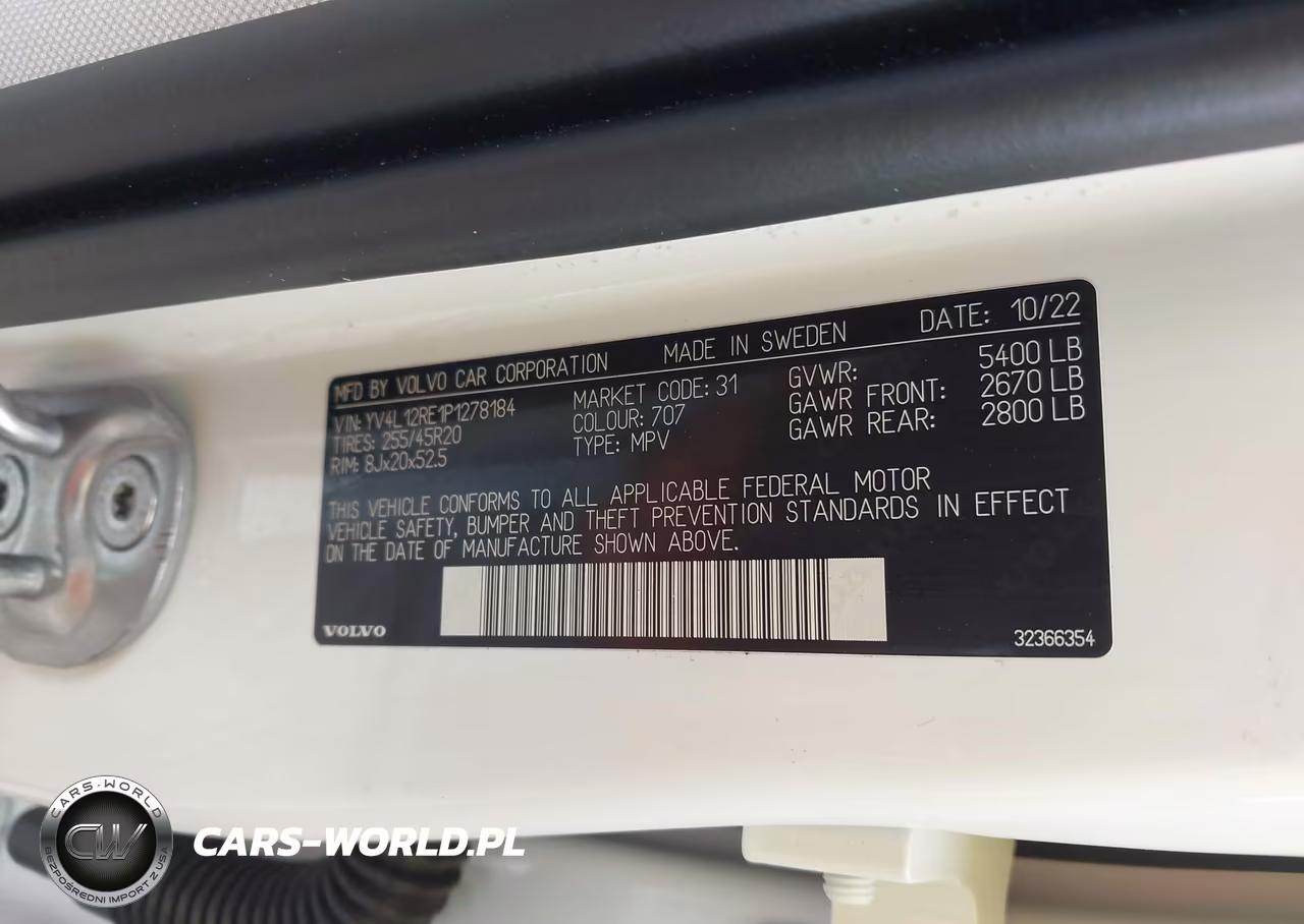 2023 Volvo Xc60 B5 Plus Bright Theme VIN:YV4L12RE1P1278184 - 9