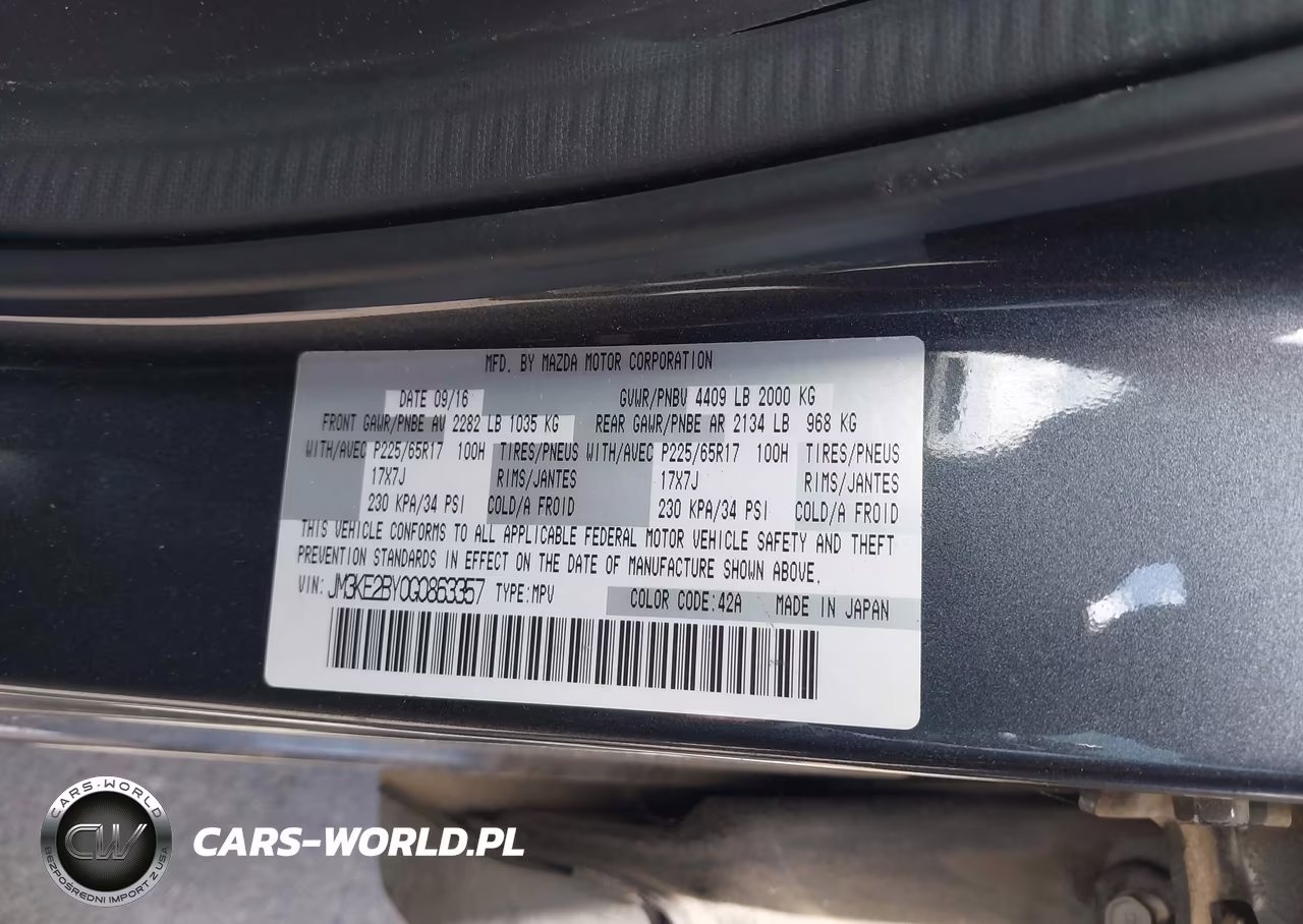 2016 Mazda Cx-5 Sport VIN:JM3KE2BY0G0863357 - 9
