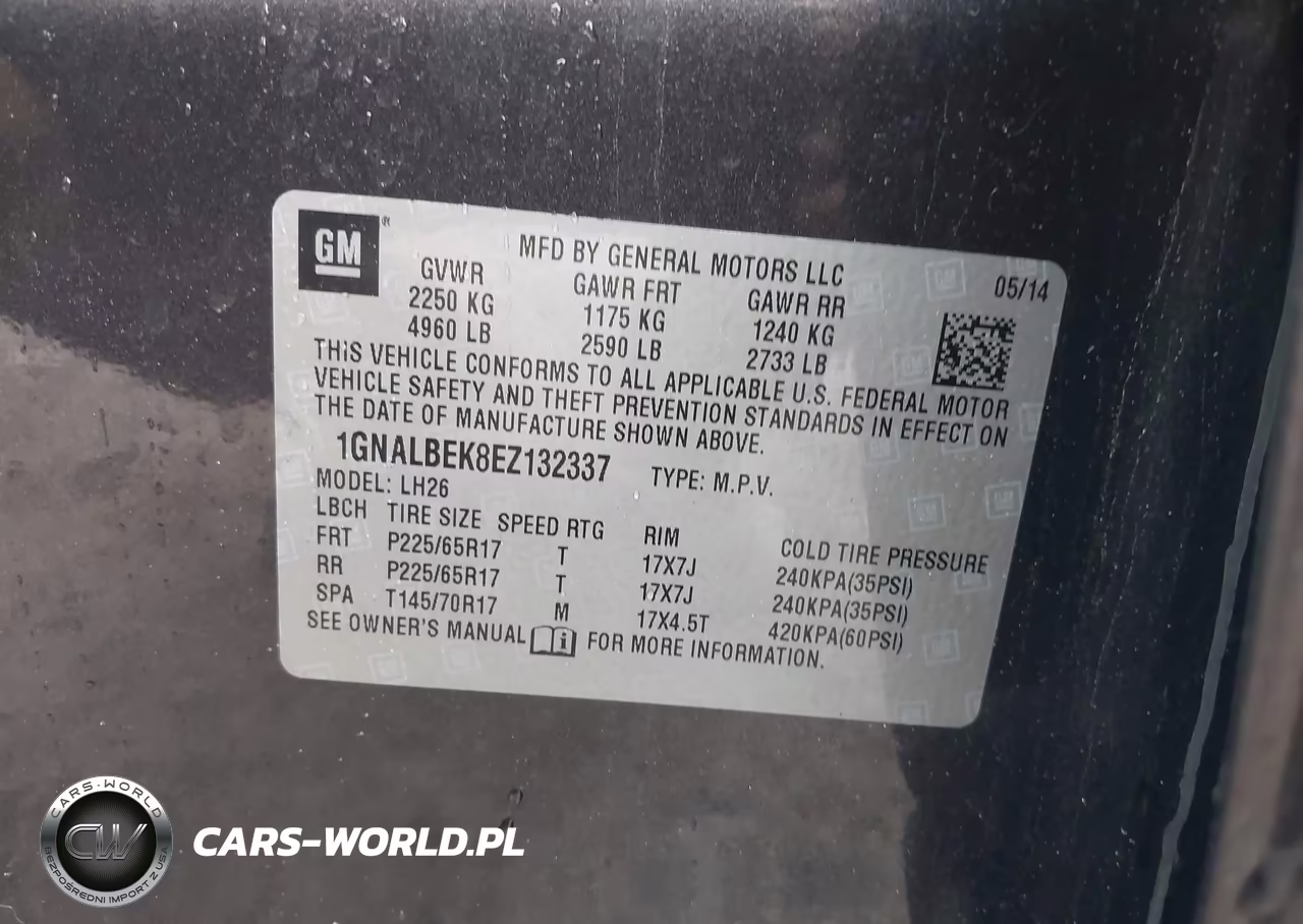 2014 Chevrolet Equinox 1Lt VIN:1GNALBEK8EZ132337 - 9