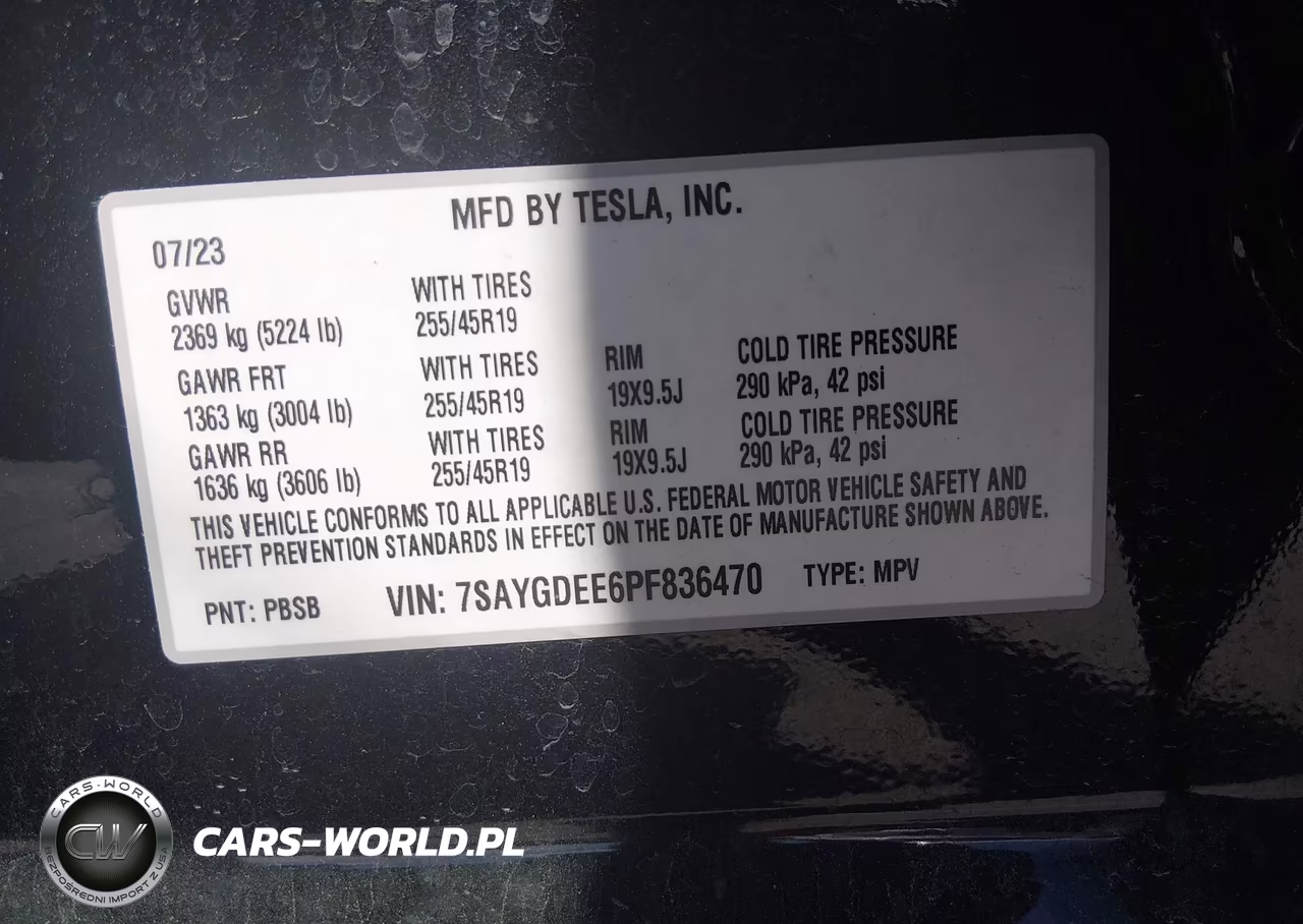 2023 Tesla Model Y Awd-Long Range Dual Motor All-Wheel Drive VIN:7SAYGDEE6PF836470 - 9