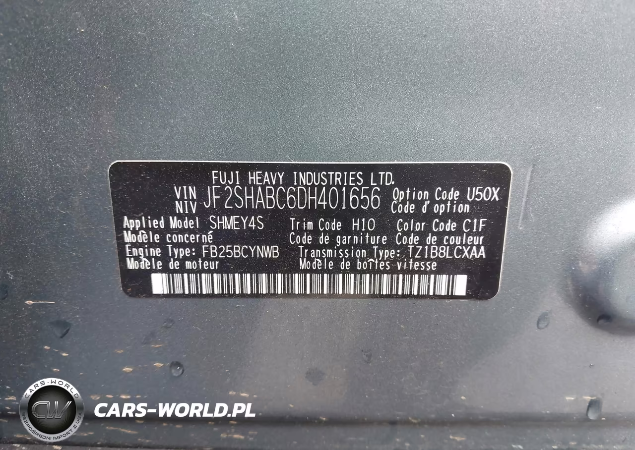 2013 Subaru Forester 2.5X VIN:JF2SHABC6DH401656 - 9