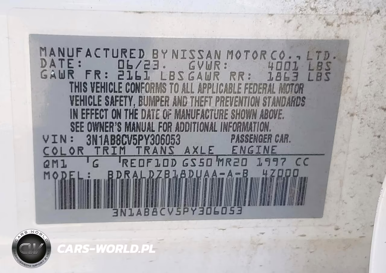 2023 Nissan Sentra Sv Xtronic Cvt VIN:3N1AB8CV5PY306053 - 9