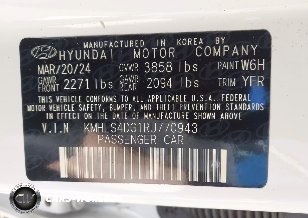 2024 Hyundai Elantra Sel VIN:KMHLS4DG1RU770943 - 9