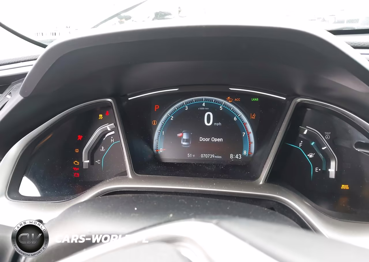 2021 Honda Civic Ex VIN:19XFC1F36ME204999 - 7