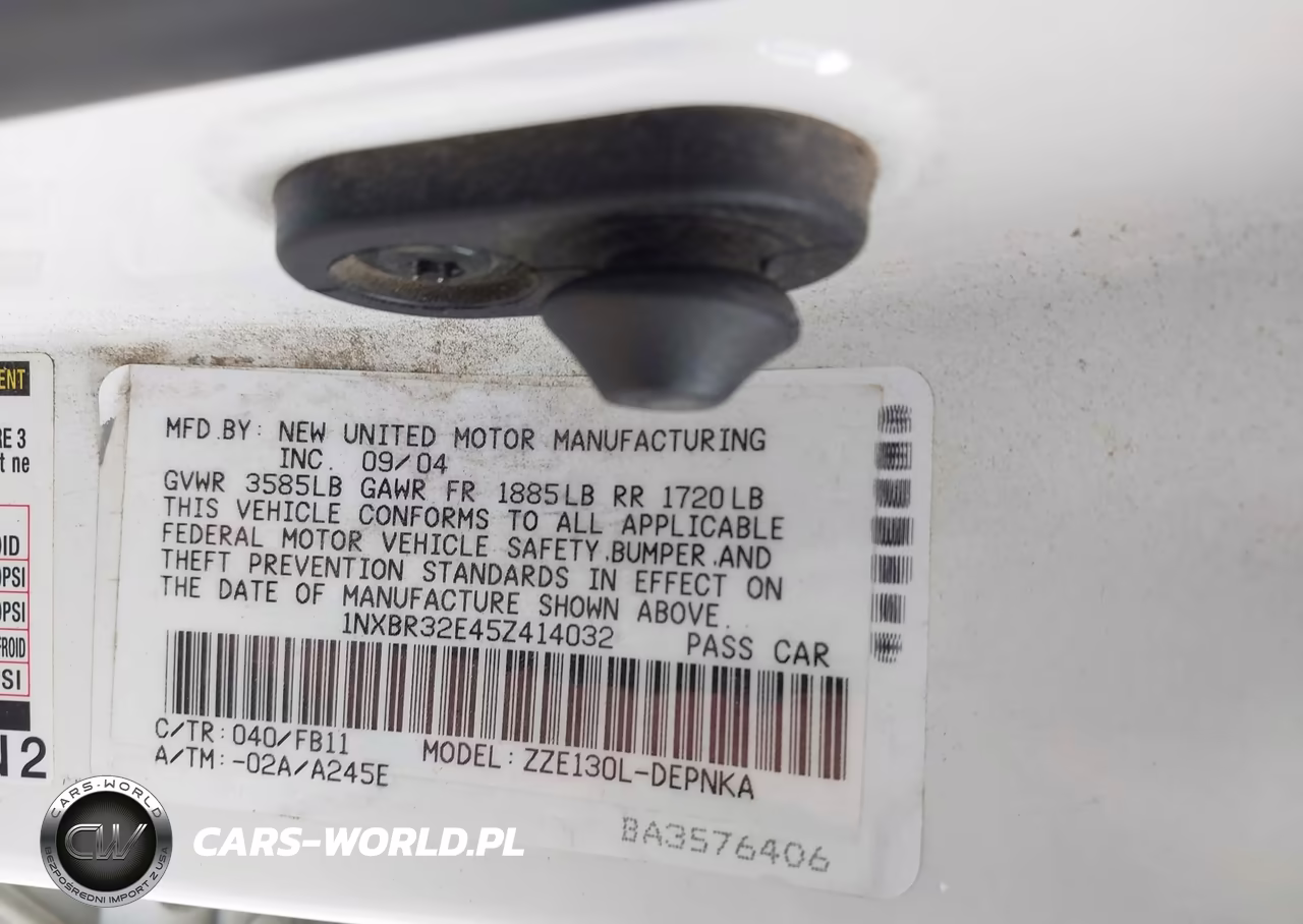 2005 Toyota Corolla Le VIN:1NXBR32E45Z414032 - 9
