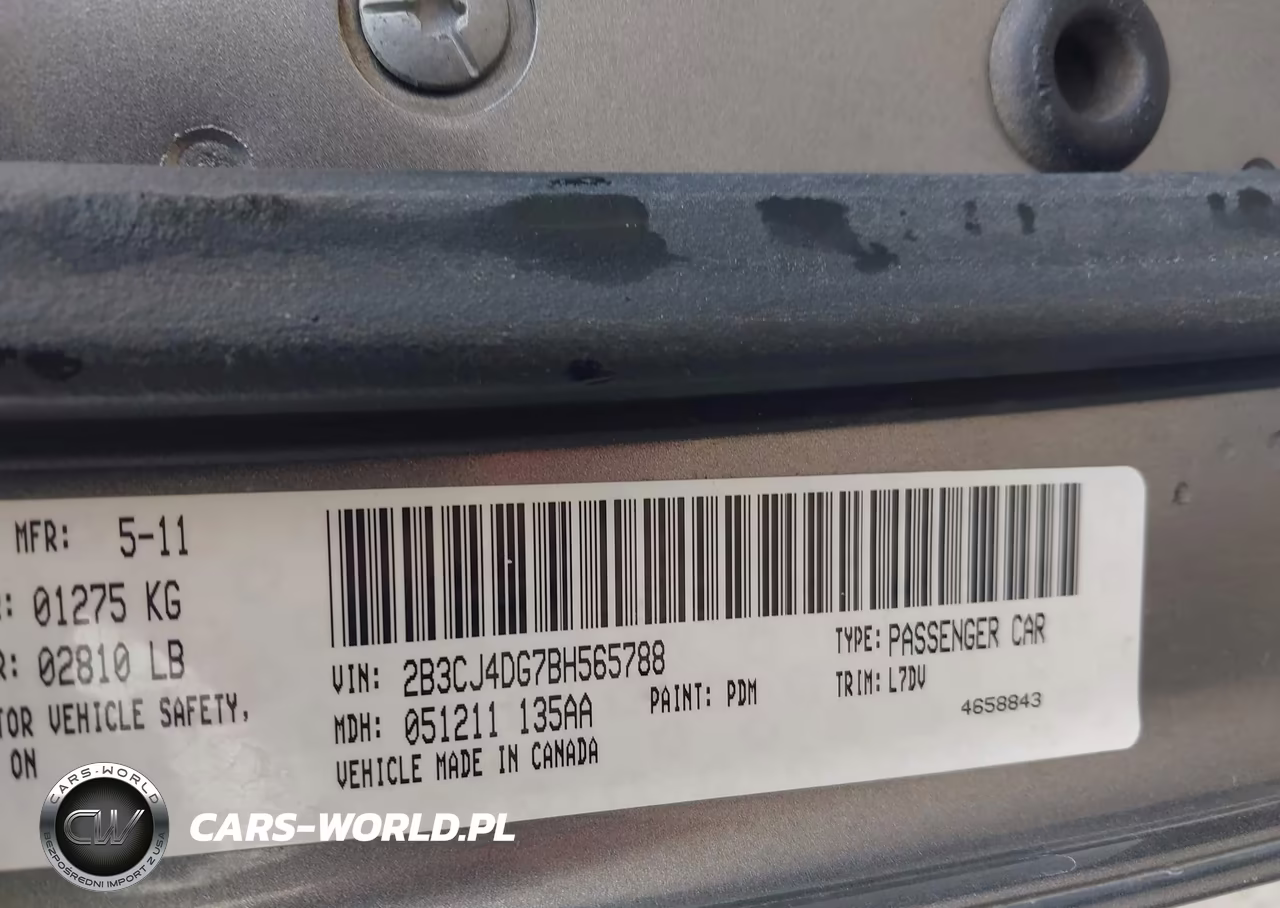 2011 Dodge Challenger VIN:2B3CJ4DG7BH565788 - 9