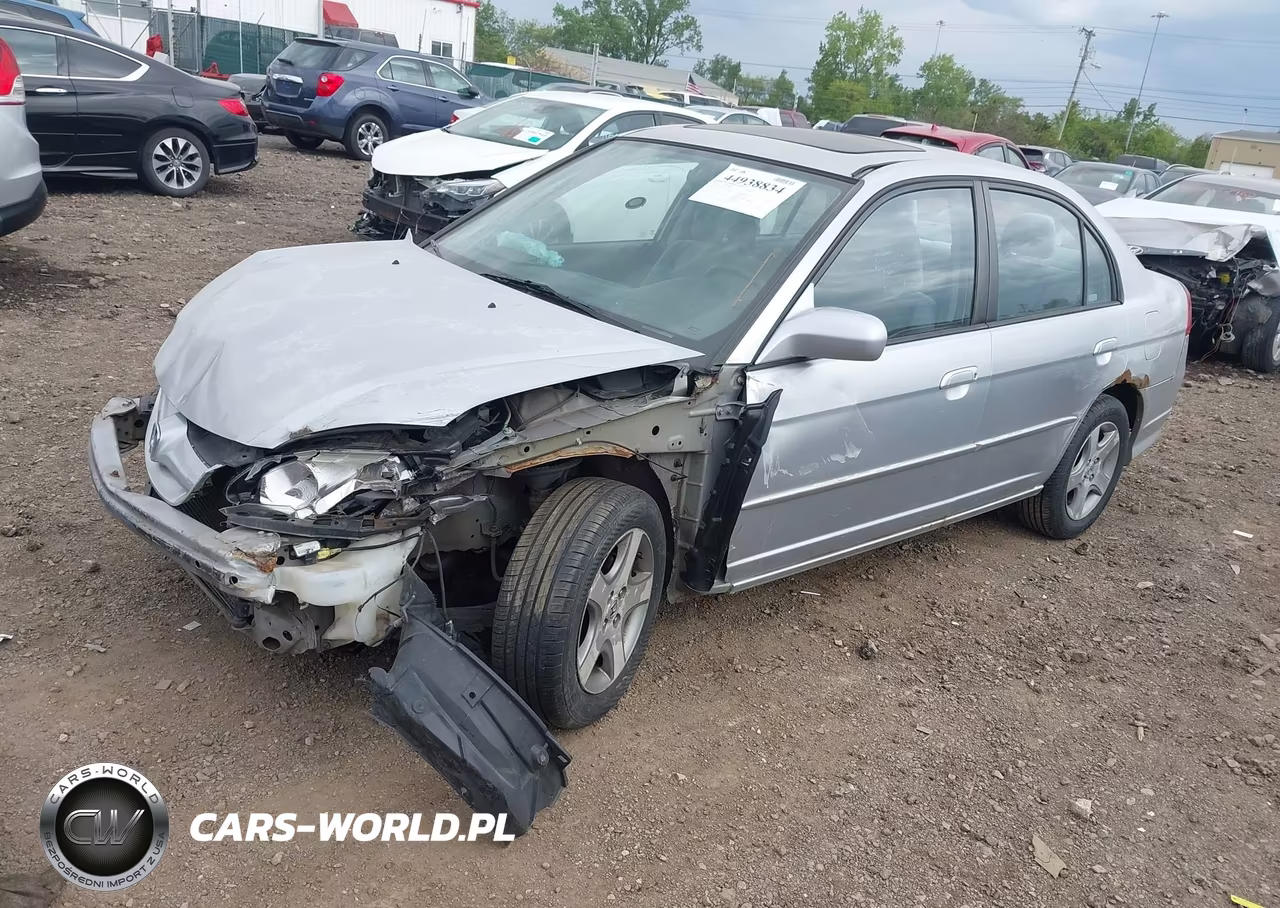 2004 Honda Civic Ex VIN:2HGES26834H632521 - 2
