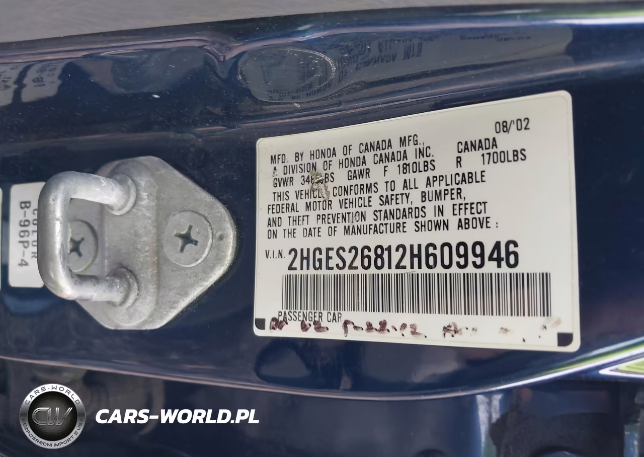 2002 Honda Civic Ex VIN:2HGES26812H609946 - 9