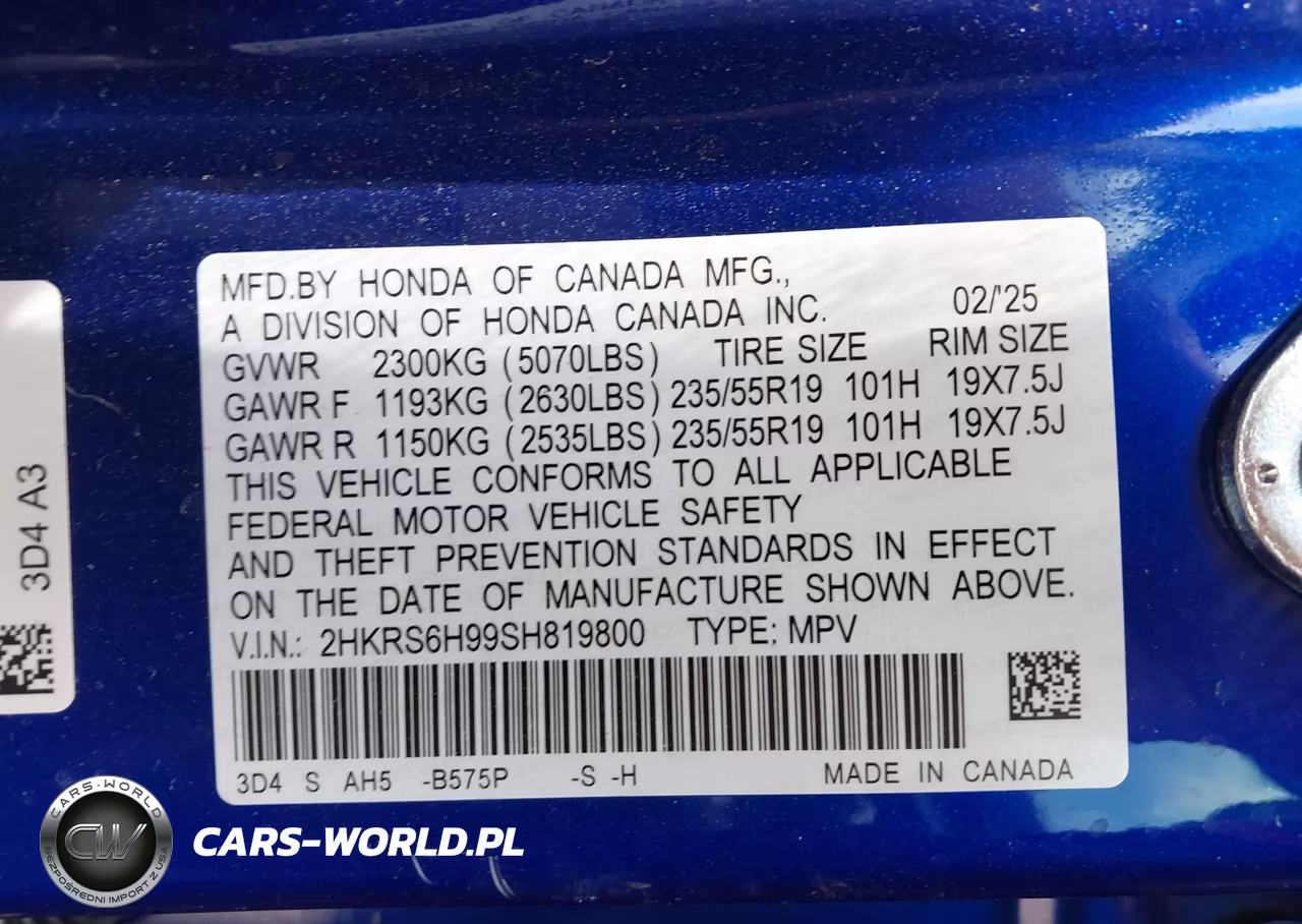 2025 Honda Cr-V Hybrid Sport Touring VIN:2HKRS6H99SH819800 - 9