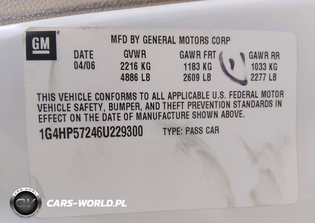 2006 Buick Lucerne Cx VIN:1G4HP57246U229300 - 9