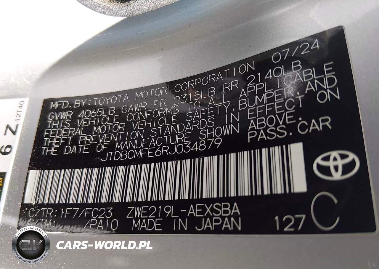 2024 Toyota Corolla Hybrid Se VIN:JTDBCMFE6RJ034879 - 9